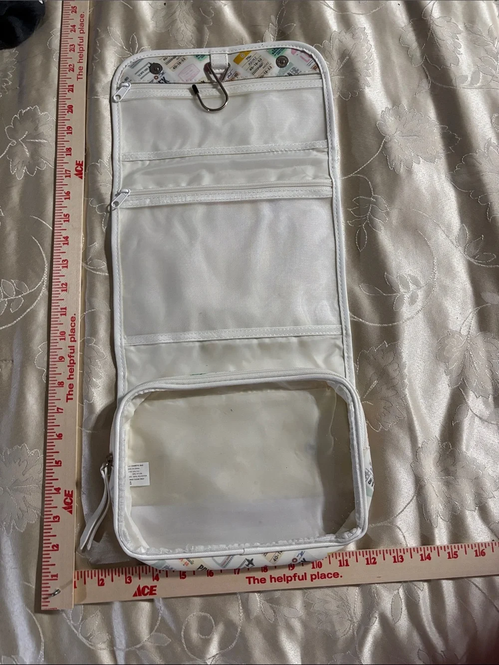 White Travel Organizer Bag